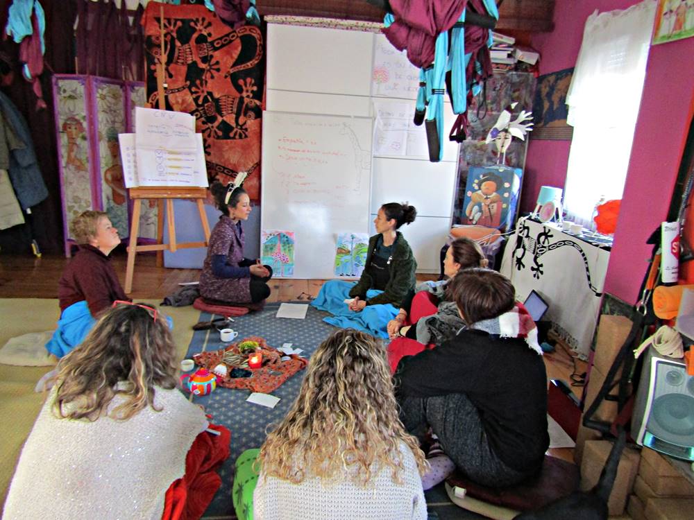 Momentos del taller de Comunicación no Violenta